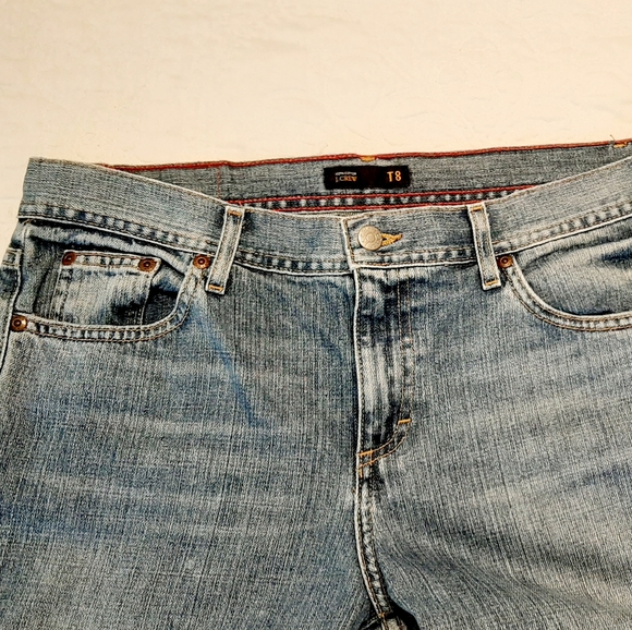 J. Crew Women's Light Jeans T-8 Straight Leg - Picture 3 of 9